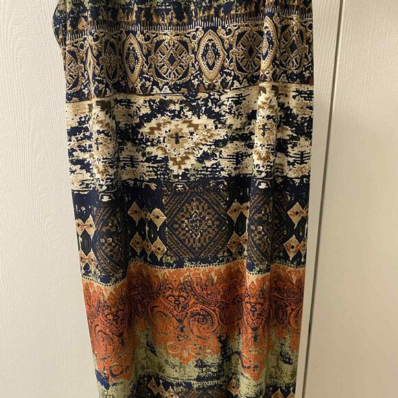 ๐ฟ Cato NWT Boho Maxi Dress โ Size 22/24WP | Tie-Back & Side Slits ๐ฟ - Picture 3 of 8
